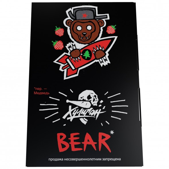 Табак Хулиган - BEAR (Клубника с Ёлкой, 25 грамм) купить в Ижевске