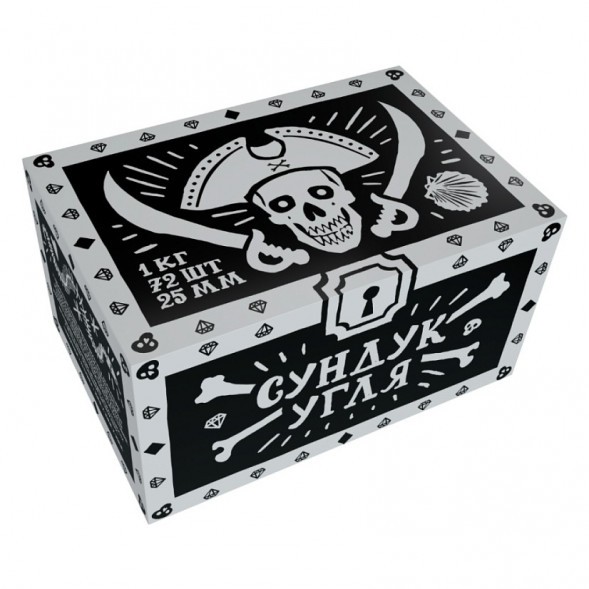 Уголь Хулиган - Сундук Угля (25 мм, 72 кубика) купить в Ижевске