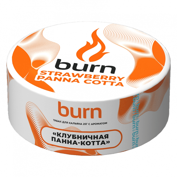 Табак Burn - Strawberry Panna-Cotta (Клубничная Панна-котта, 25 грамм) купить в Ижевске