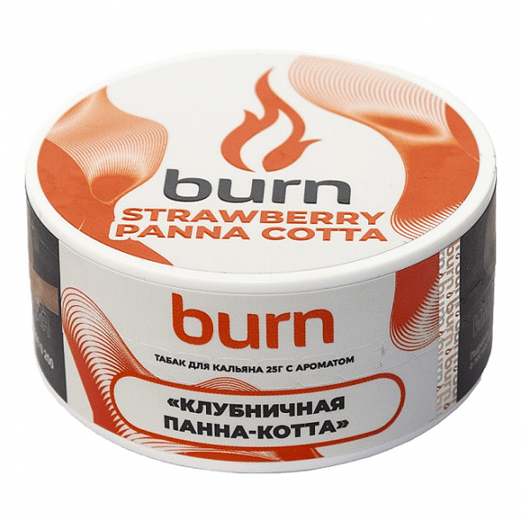Табак Burn - Strawberry Panna-Cotta (Клубничная Панна-котта, 25 грамм) купить в Ижевске
