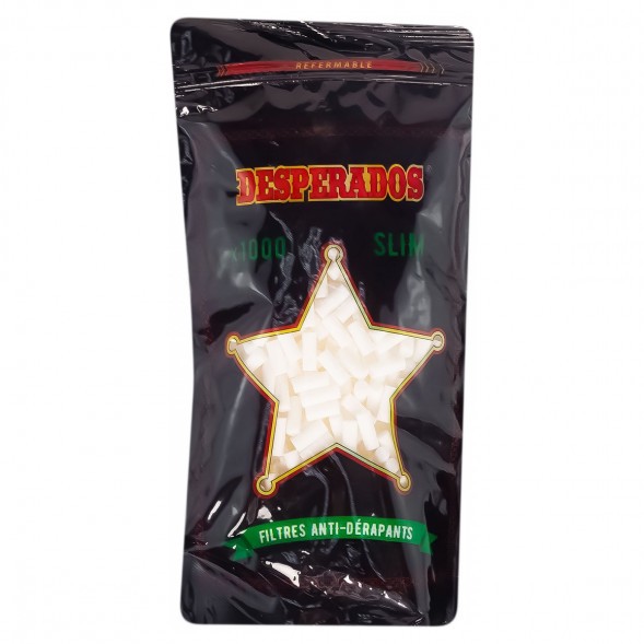 Фильтры для самокруток Desperado - Slim (1000 штук, 15х6 мм) купить в Ижевске