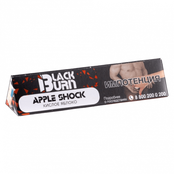 Табак BlackBurn - Apple Shock (Кислое Яблоко, 25 грамм) купить в Ижевске