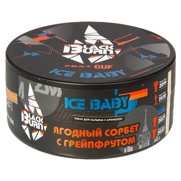 Табак BlackBurn - Ice Baby (Ягодный Сорбет с Грейпфрутом, 100 грамм) купить в Ижевске