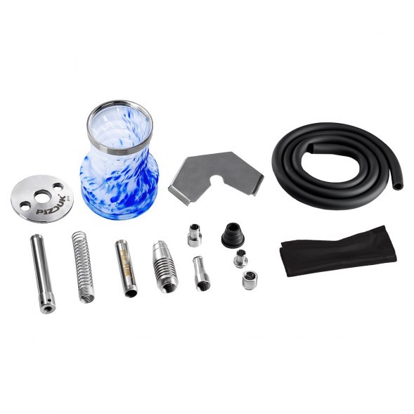 Кальян Pizduk PRO - Black-Bag (Бело-Синяя Колба) купить в Ижевске