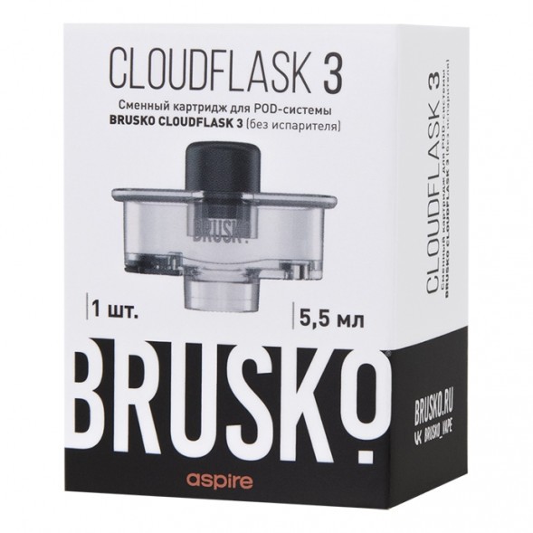 Сменный картридж Brusko - Cloudflask 3 (5.5 мл., 1 шт., без испарителя) купить в Ижевске