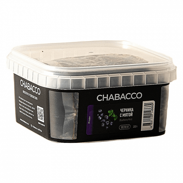 Смесь Chabacco MEDIUM - Blueberry Mint (Черника с Мятой, 200 грамм) купить в Ижевске