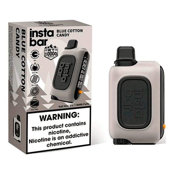 PLONQ INSTABAR WT - Сахарная Вата (Blue Cotton Candy, 10000 затяжек) купить в Ижевске