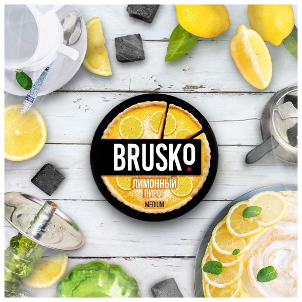 Смесь Brusko Medium - Лимонный Пирог (50 грамм) купить в Ижевске