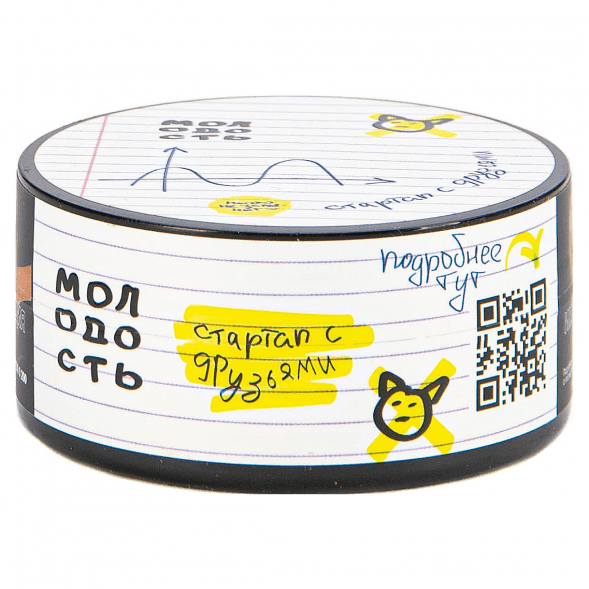 Табак Молодость - Стартап с Друзьями (Венские Вафли, Коктейльная Вишня, Грейпфрут и Лимон, 25 грамм) купить в Ижевске