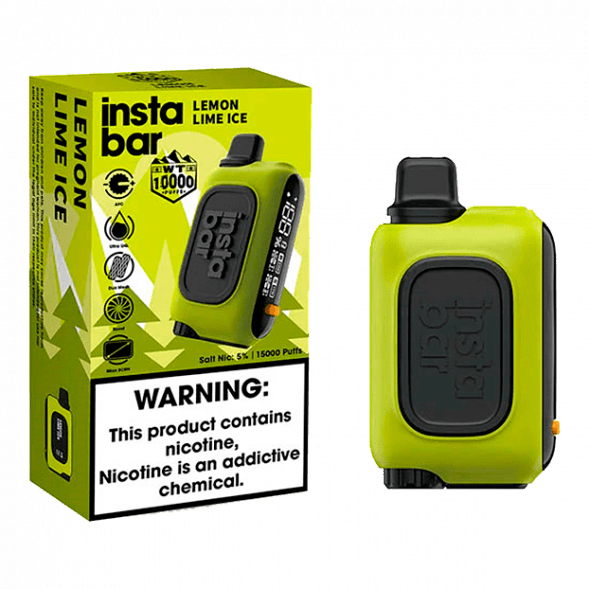 PLONQ INSTABAR WT - Лимон Лайм (Lemon Lime Ice, 10000 затяжек) купить в Ижевске