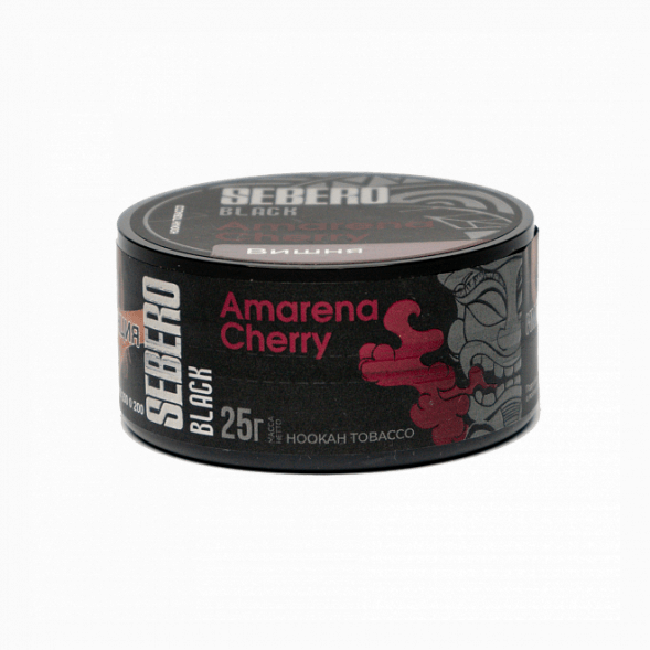 Табак Sebero Black - Amarena Cherry (Вишня, 25 грамм) купить в Ижевске