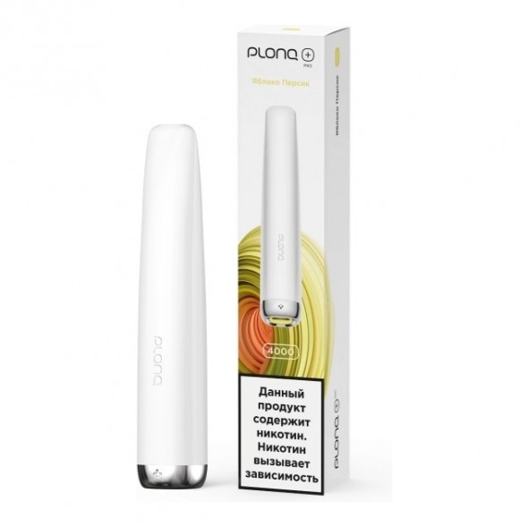 PLONQ PLUS PRO - Яблоко Персик (Apple Peach, 4000 затяжек) купить в Ижевске