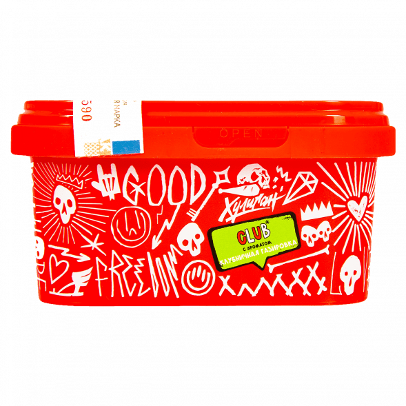 Табак Хулиган - CLUB (Клубничная Газировка, 200 грамм) купить в Ижевске