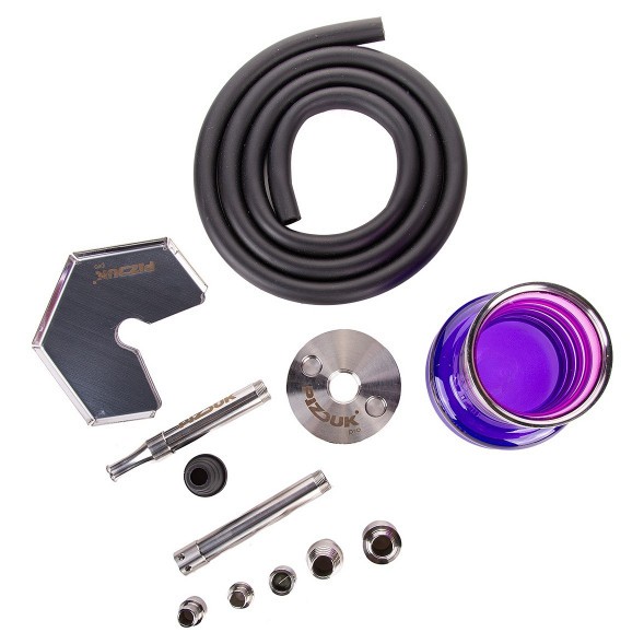 Кальян Pizduk PRO - Black-Bag (Фиолетово-Розовая Колба) купить в Ижевске