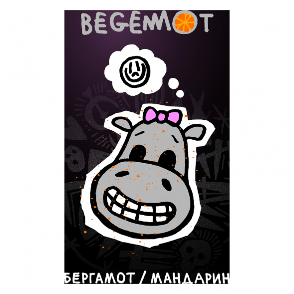 Табак Хулиган - Begemot (Бергамот и Мандарин, 25 грамм) купить в Ижевске