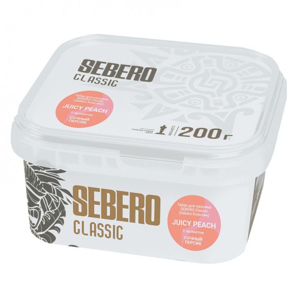 Табак Sebero - Juicy Peach (Сочный Персик, 200 грамм) купить в Ижевске