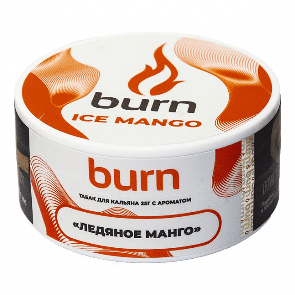 Табак Burn - Ice Mango (Ледяное Манго, 25 грамм) купить в Ижевске
