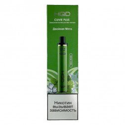HQD Cuvie Plus - Двойная Мята (Double Mint, 1200 затяжек)