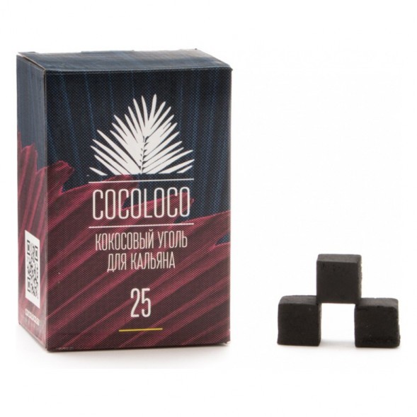 Уголь CocoLoco (25 мм, 72 кубика) купить в Ижевске