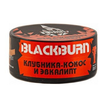 Табак BlackBurn - Strawberry Coconut (Клубника - Кокос и Эвкалипт, 25 грамм) купить в Ижевске