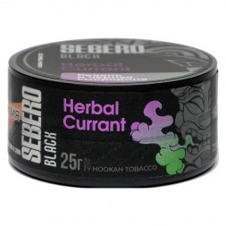 Табак Sebero Black - Herbal Currant (Ревень и Чёрная Смородина, 25 грамм)