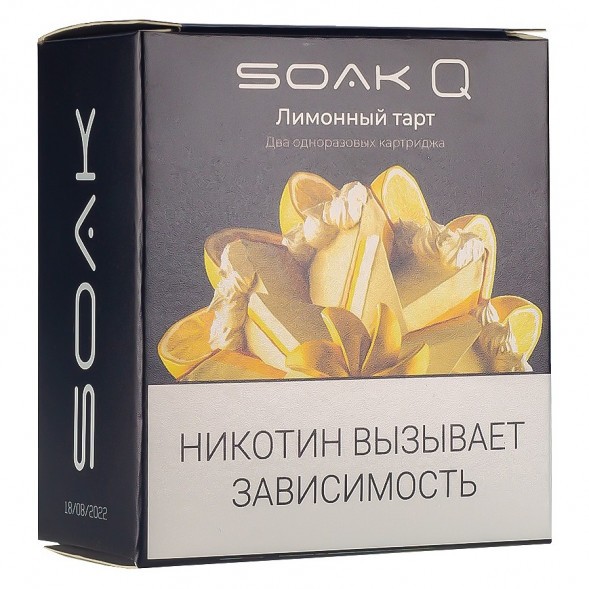 Картридж SOAK Q - Лимонный Тарт (1500 затяжек х 2 шт.) купить в Ижевске