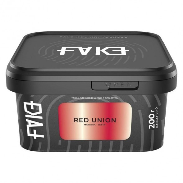 Табак FAKE - Red Union (Малина и Личи, 200 грамм) купить в Ижевске