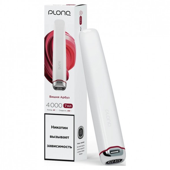 PLONQ PLUS PRO - Вишня Арбуз (4000 затяжек) купить в Ижевске