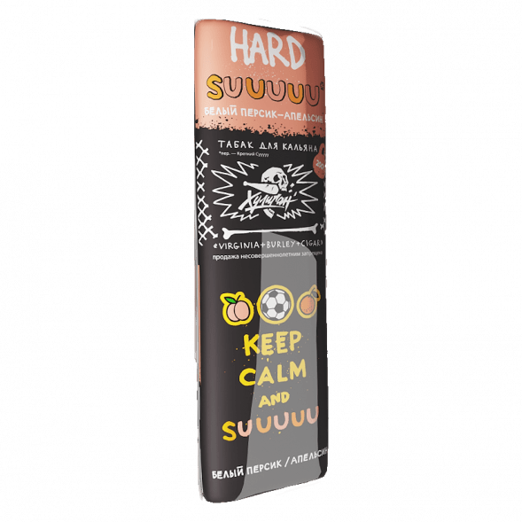 Табак Хулиган Hard - Suuuuu (Белый Персик и Апельсин, 200 грамм) купить в Ижевске