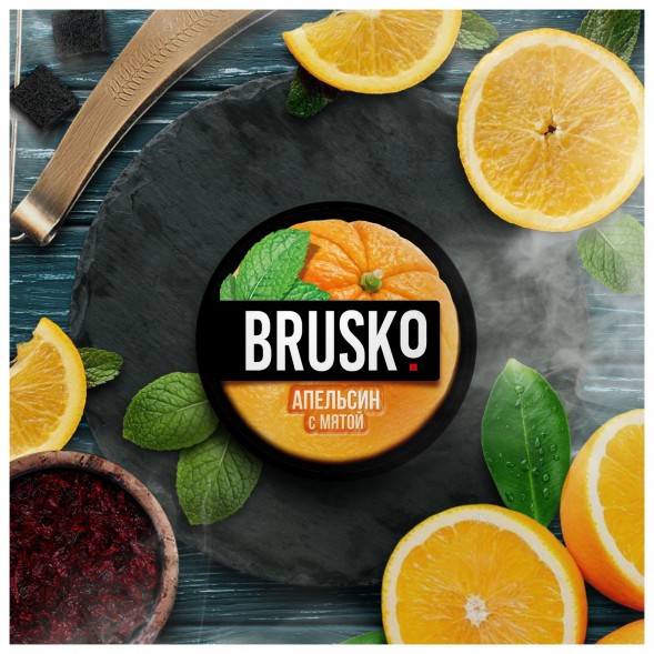 Смесь Brusko Medium - Апельсин с Мятой (50 грамм) купить в Ижевске