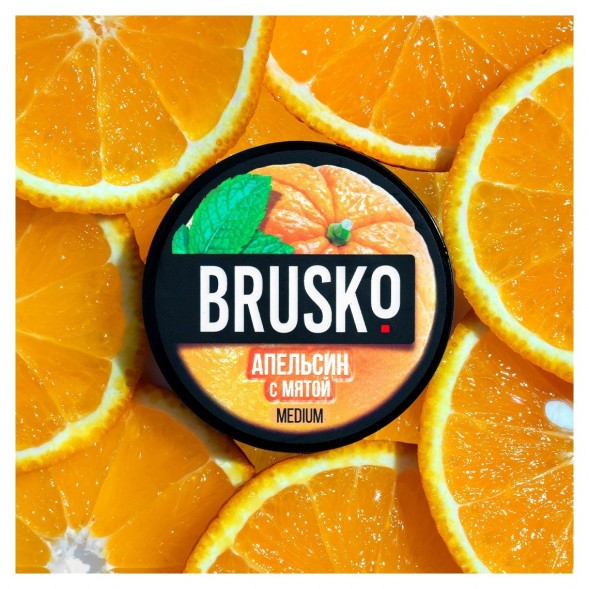 Смесь Brusko Medium - Апельсин с Мятой (50 грамм) купить в Ижевске