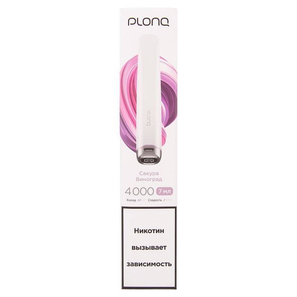 PLONQ PLUS PRO - Сакура Виноград (4000 затяжек) купить в Ижевске