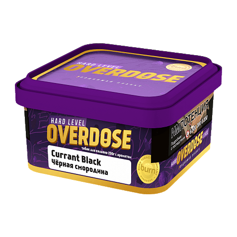 Табак Overdose - Currant Black (Чёрная Смородина, 200 грамм) купить в Ижевске