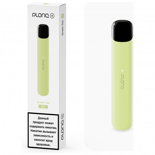 PLONQ ALPHA - Зелёный Чай (600 затяжек) купить в Ижевске